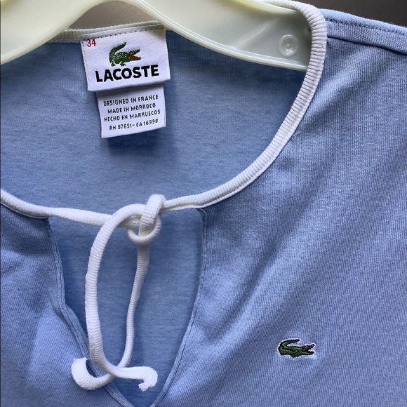 Vintage Lacoste Shirt with Ties - Picture 2 of 4
